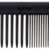 YS Park 345 Carbon Comb, Black -Hairdressing Series Store 001224
