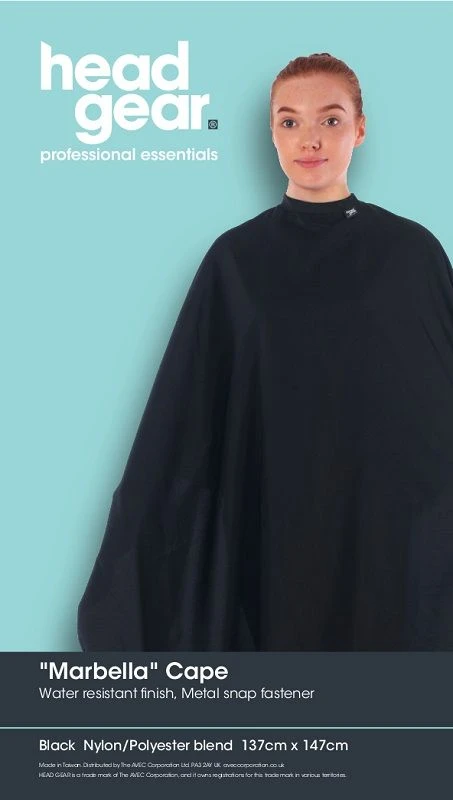 Head Gear Marbella Ladies Cape, Black 3 Head Gear Marbella Ladies Cape, Black