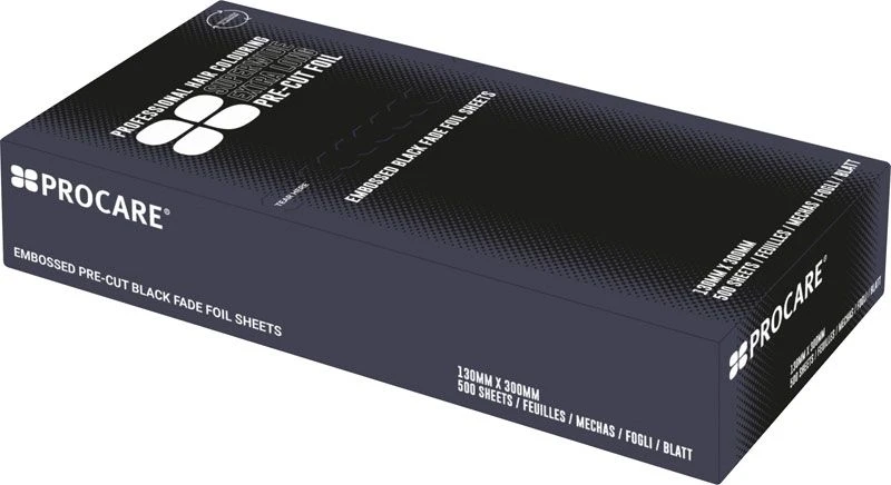 Procare Superwide Extra Long Pre Cut Fade Foil Black 3 Procare Superwide Extra Long Pre Cut Fade Foil Black