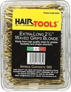 Hair Tools Waved Grips, Blonde 2.5" (500)