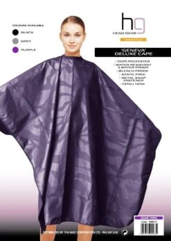 Head Gear Geneva Deluxe Cape, Purple