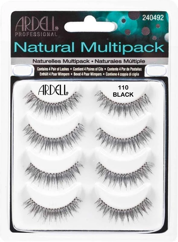 Ardell Natural Strip Lash Multipack, 110 Black 3 Ardell Natural Strip Lash Multipack, 110 Black