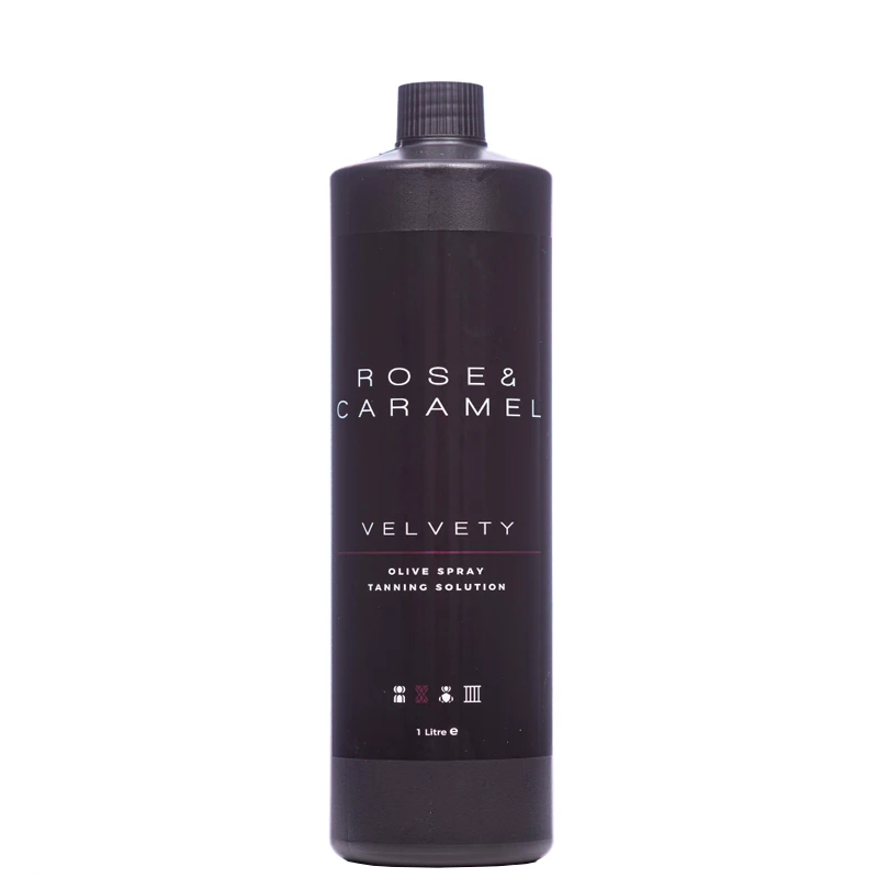 Rose And Caramel Velvety Medium-Dark Spray Tanning Solution 1 Litre 3 Rose And Caramel Velvety Medium-Dark Spray Tanning Solution 1 Litre