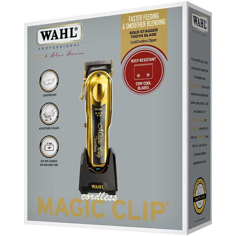 Wahl Cordless Magic Clip Gold 4 Wahl Cordless Magic Clip Gold - Image 2