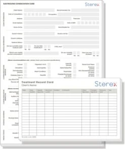 Sterex Hair Removal Consultation & Record Cards Pack (50)