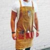 Barber Pro Waxed Canvas Barber Apron, Desert Sand -Hairdressing Series Store 06684