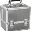 Hair & Beauty Case Silver Metallic, Small 1 Hair & Beauty Case Silver Metallic, Small -Hairdressing Series Store 079511