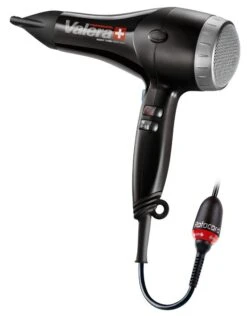 Valera Swiss Turbo 8200 Ionic Rotocord Hairdryer, Black