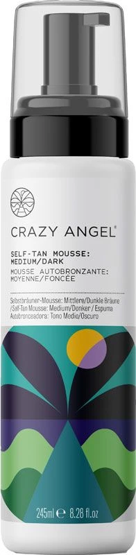 Crazy Angel Self Tan Mousse, Medium-Dark 245ml