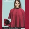 Head Gear Kids Cape With Comfort Neck, Red -Hairdressing Series Store 395612