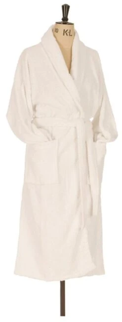 A+F Pro Fleece Robe, White