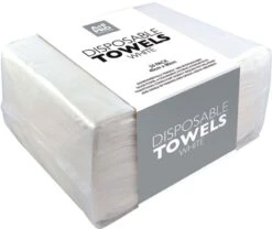 A+F Pro Disposable Towels, White (50)