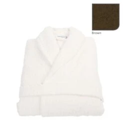 BC Softwear Healthy Bath Robe, Brown Medium