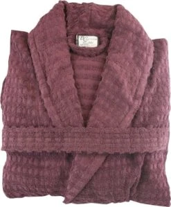 BC Softwear Healthy Bath Robe, Aubergine X Large