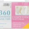 The Edge Natural Competition Tips, Assorted (360) -Hairdressing Series Store edg2017512