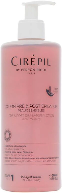 Cirépil By Perron Rigot Sensitive Pre & Post Lotion 500ml