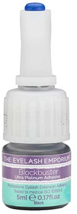 The Eyelash Emporium Blockbuster Ultra Platinum Lash Adhesive, Black 5ml