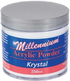 Millennium Nails Acrylic Powder, Krystal 250g