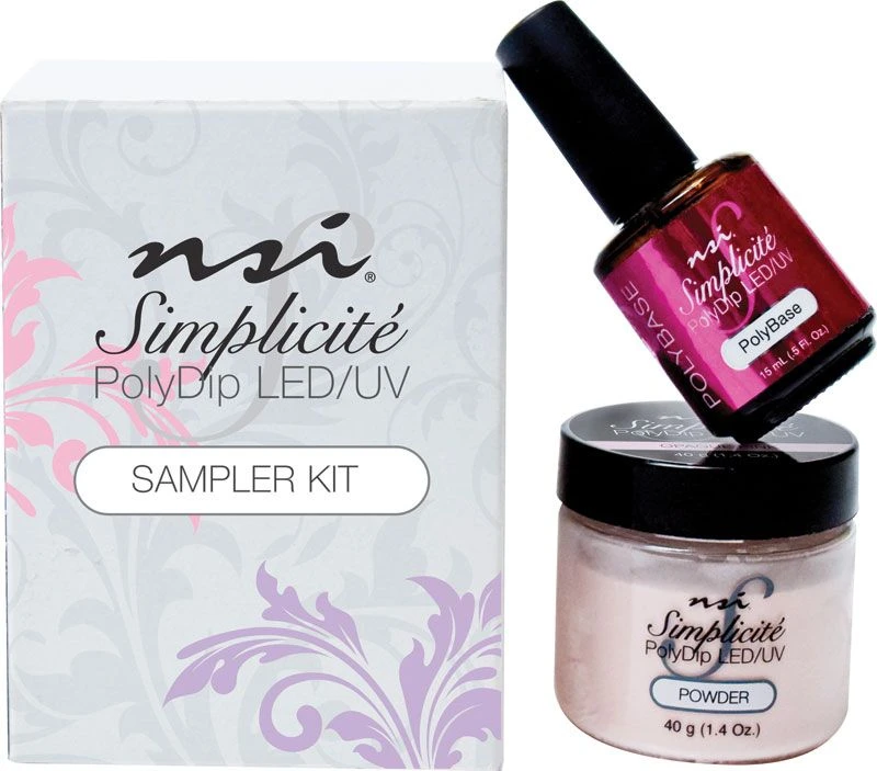NSI Simplicité PolyDip LED/UV Sampler Kit 3 NSI Simplicité PolyDip LED/UV Sampler Kit