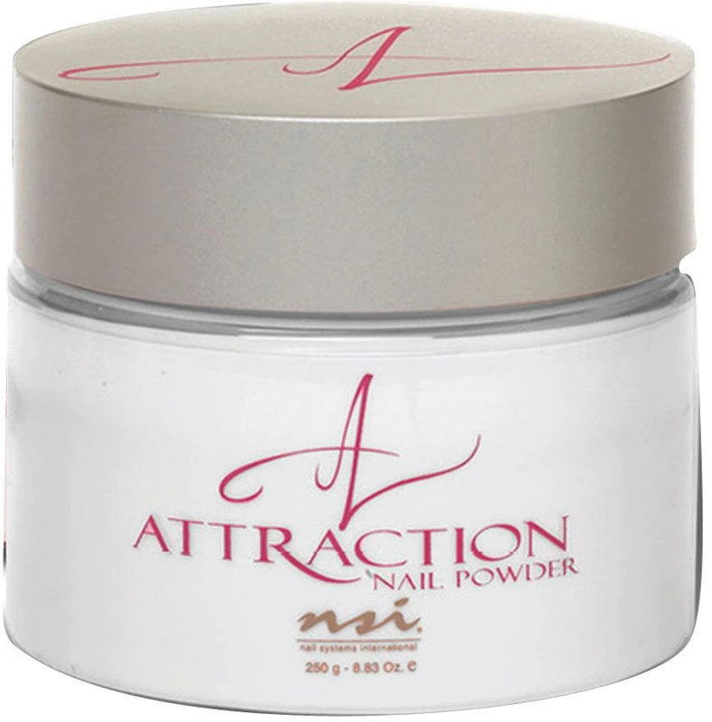NSI Attraction Acrylic Nail Powder, Totally Clear 130g 3 NSI Attraction Acrylic Nail Powder, Totally Clear 130g
