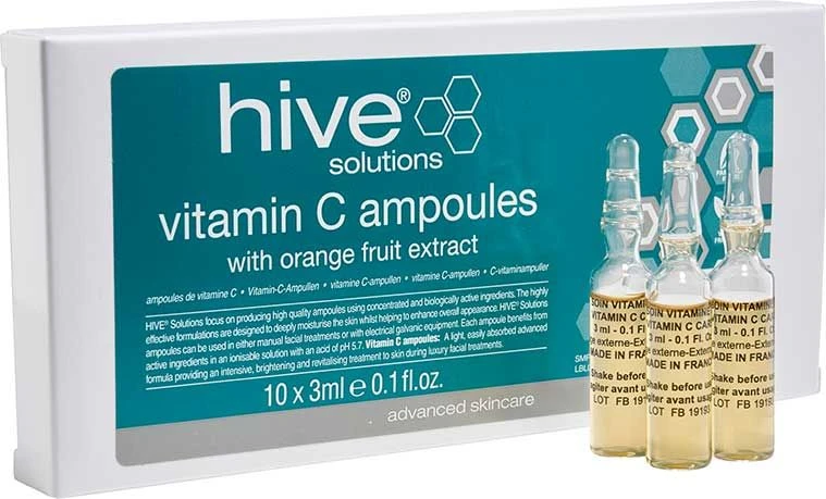 Hive Solutions Ampoules, Vitamin C 3ml (10) 3 Hive Solutions Ampoules, Vitamin C 3ml (10)
