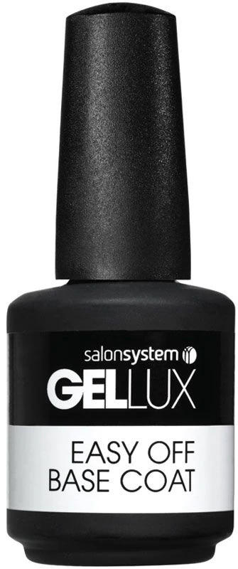 Salon System Gellux Easy Off Base Coat 15ml 3 Salon System Gellux Easy Off Base Coat 15ml