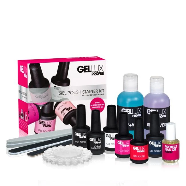 Salon System Gellux Gel Polish Starter Kit 3 Salon System Gellux Gel Polish Starter Kit