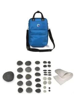 Vulsini Mini Heating Bag With 35 Piece Facial Stone Kit